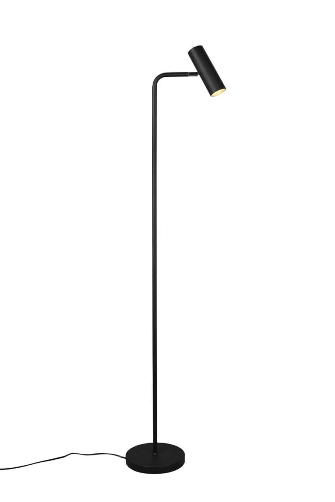 Lampada da terra Trio Marley nera metallo GU10 151cm