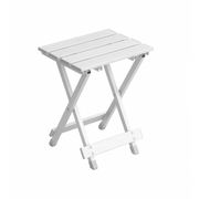 Set Di 10 Tavolini Pieghevole In Alluminio Bianco Moia