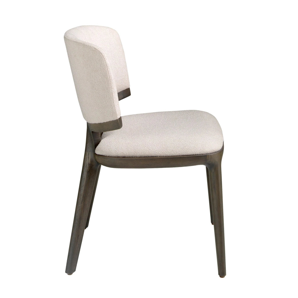 Sedia in tessuto grigio chiaro