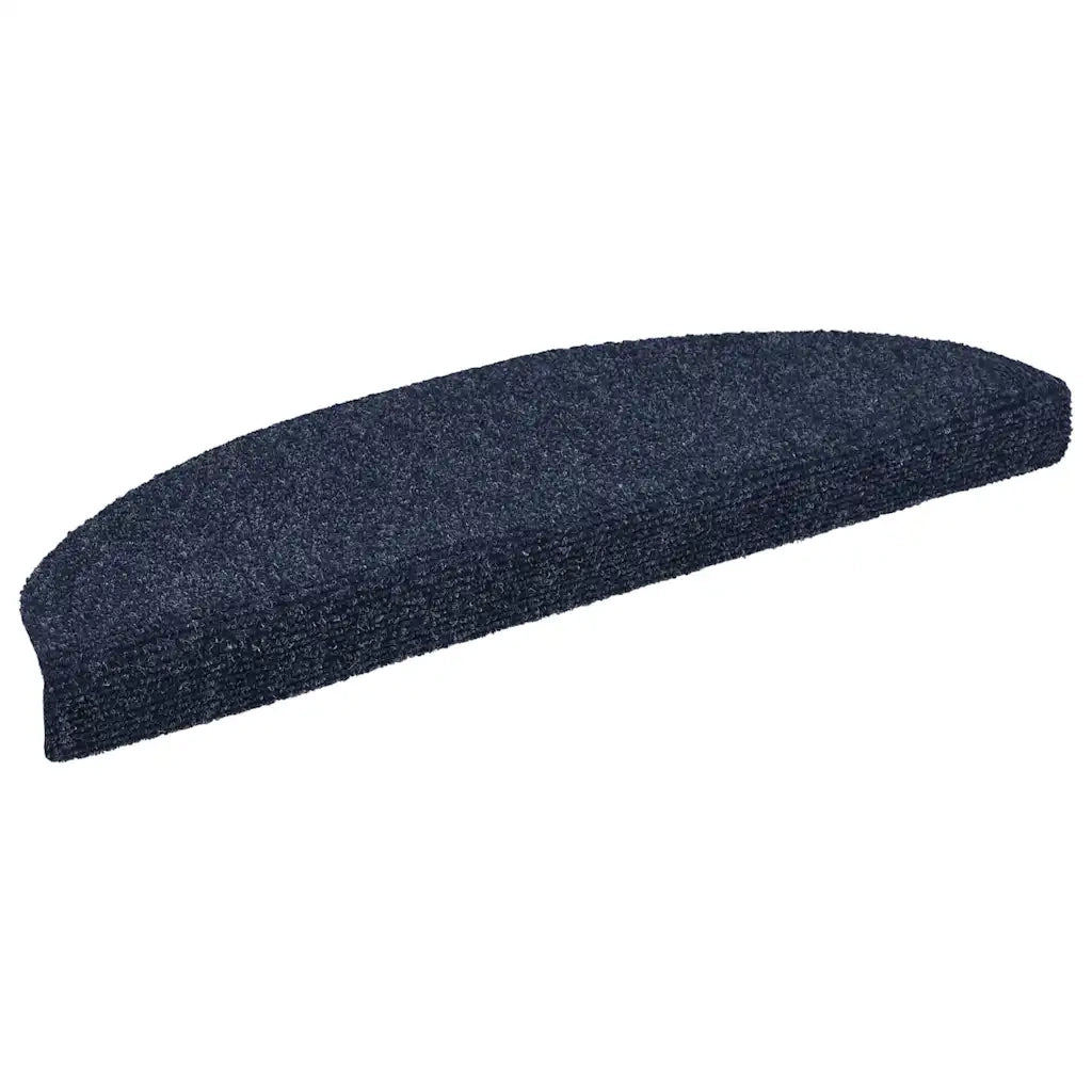 Tappetini per scale autoadesivi 30 pz 65x21x4 cm blu semicircolari grandi 3365660