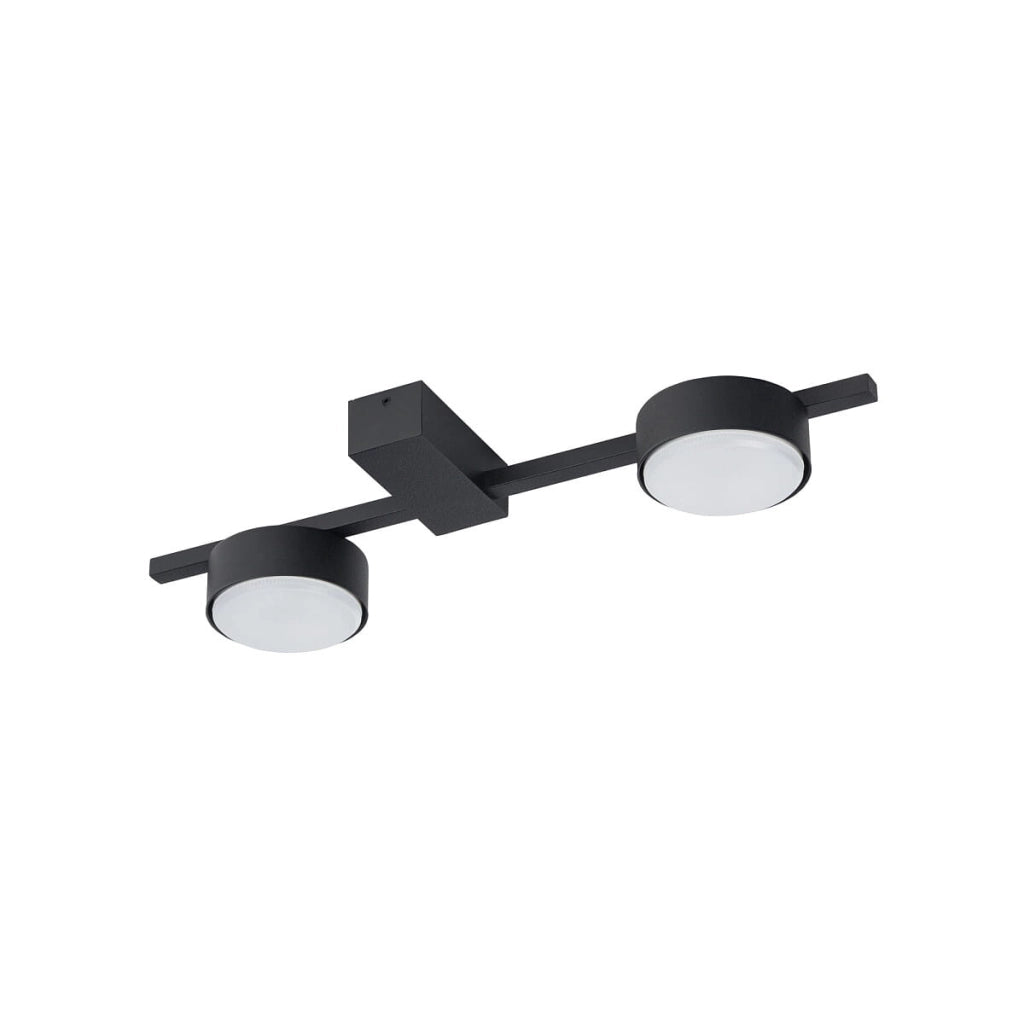 Plafoniera soffitto Nowodvorski PILLS nera alluminio 2xGX53