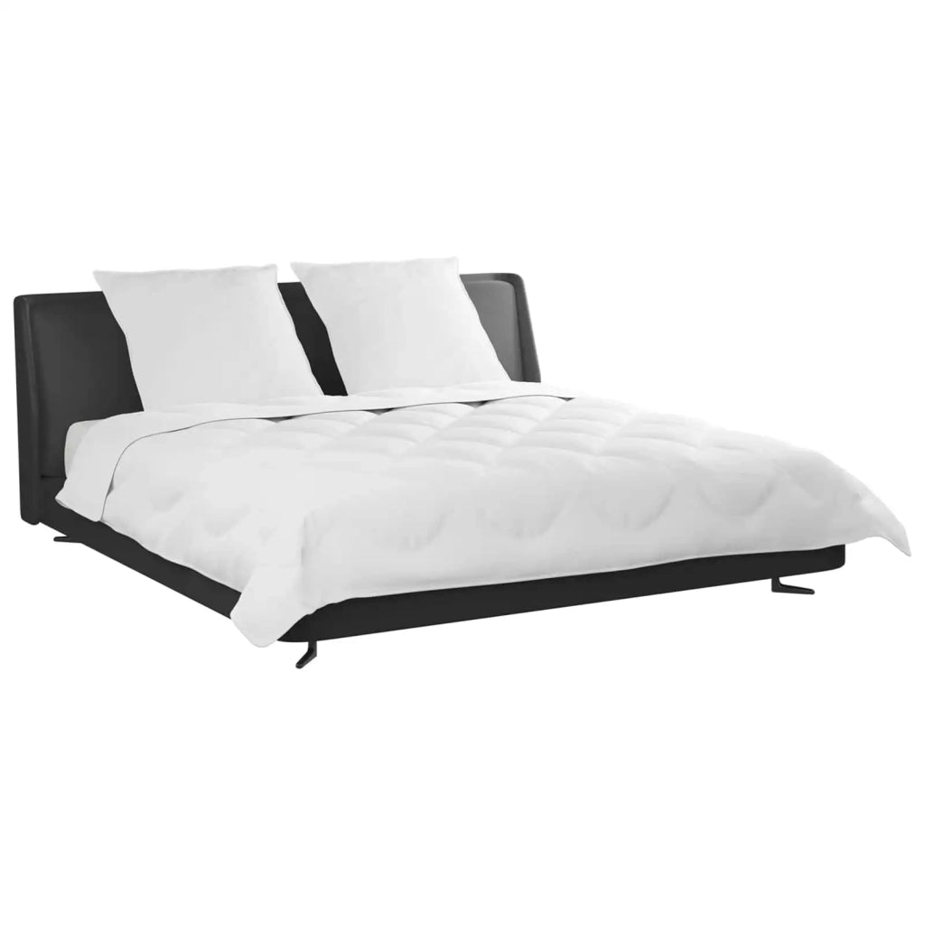 Piumone | Duvet con Cuscini con cuscino 3 pz Bianco Microfibra