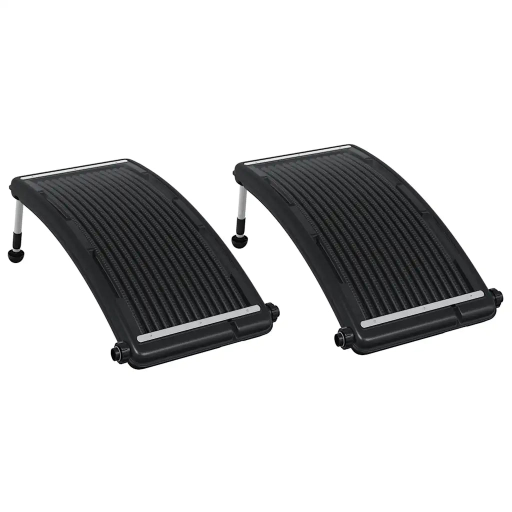 Pannelli Solari Termici Curvi per Piscina 2 pz 110x65 cm