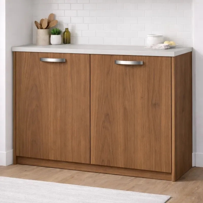 Anta per mobili in Legno nobilitato Compresa di Maniglia 72x30 Noce