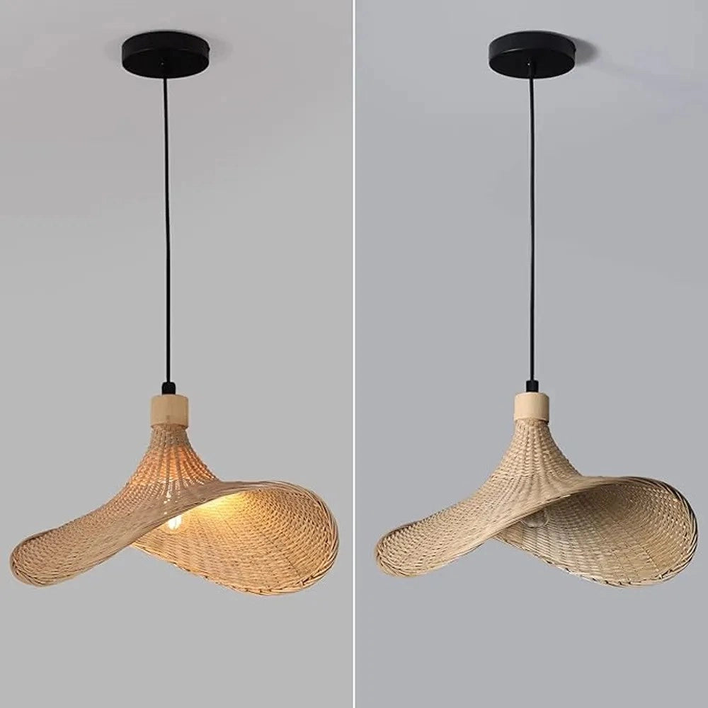 Lampada A Sospensione In Bambù APP1642-1CP 30cm