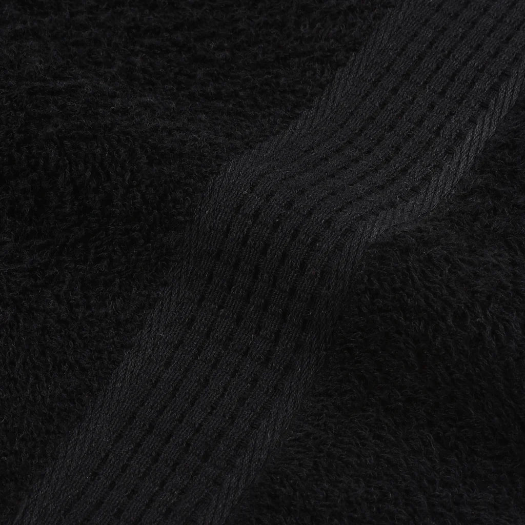 Set di asciugamani 12 pezzi FROGN Nero 360 g/m² 137107