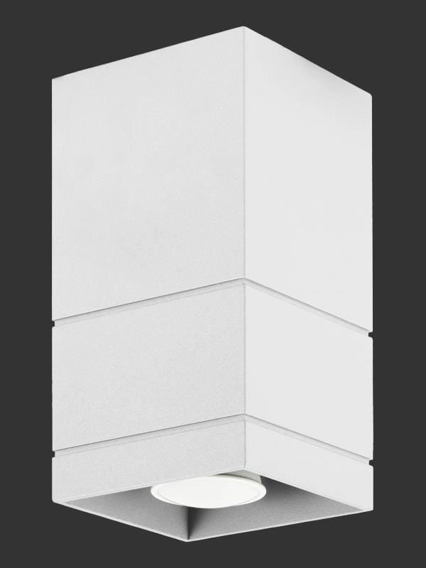 Spot da soffitto Lampex Neron bianco metallo GU10 10x20cm