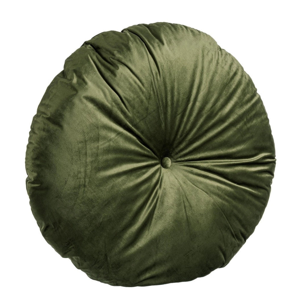 Set di 4 Cuscini Rotondi in Velluto Ø90 cm - ARCADIA