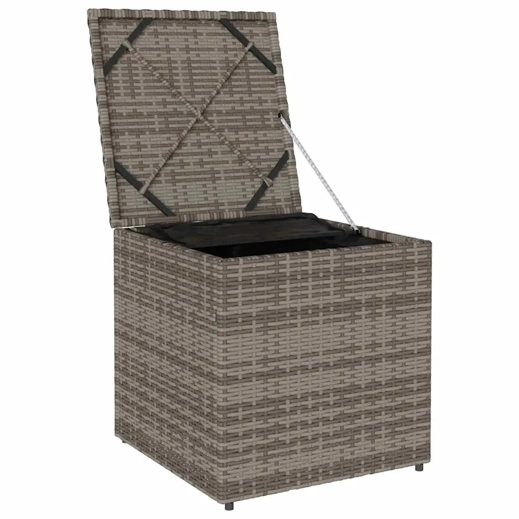 Scatola per Cuscini Grigio 50 x 50 x 50 cm polyrattan CFW2441785