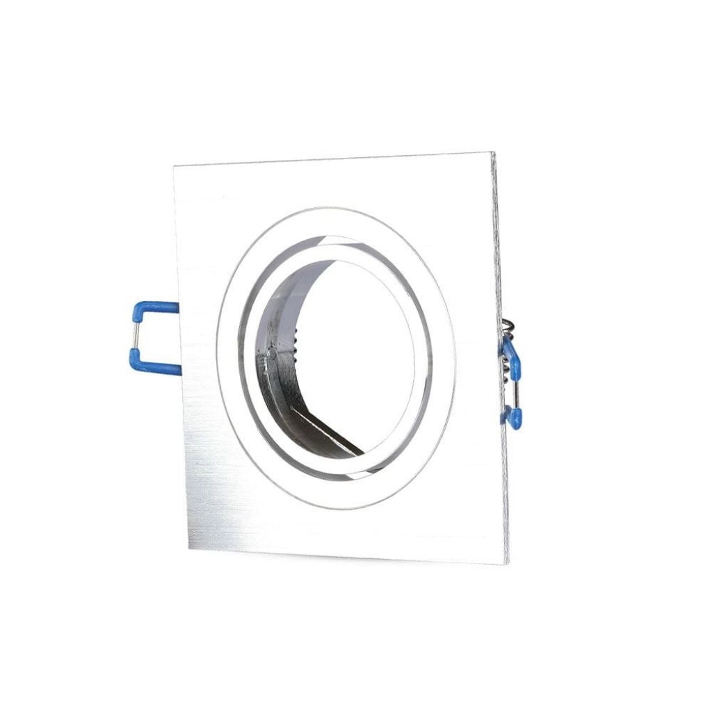 1*GU10 Ratting Square Alluminium Brush