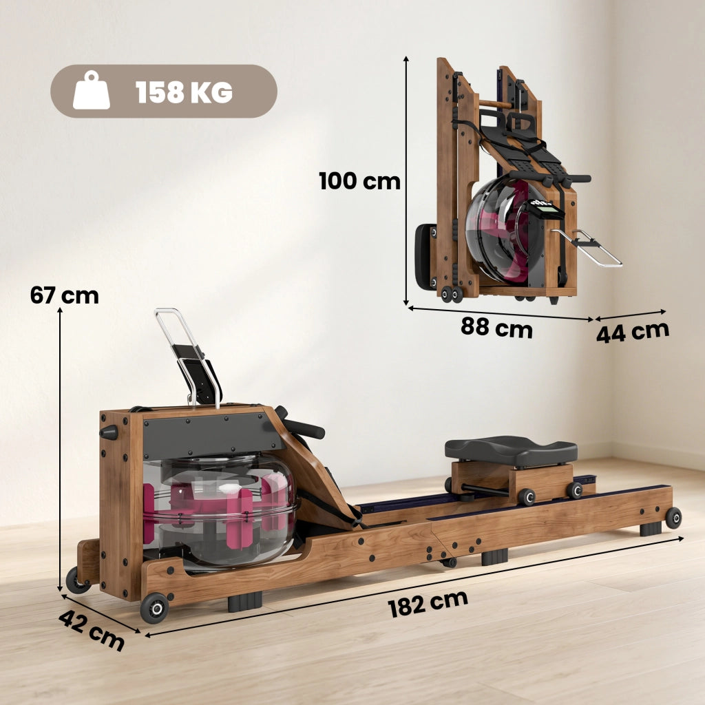 Vogatore per Casa ¨C Xylo ¨C Legno Gomma Pieghevole