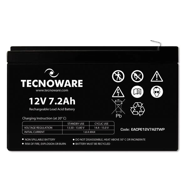Batteria tecnoware 12v 7,2ah - EACPE12V7A2TWP