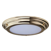 Plafoniera bagno tonda 36 cm LED 25W ottone Elstead