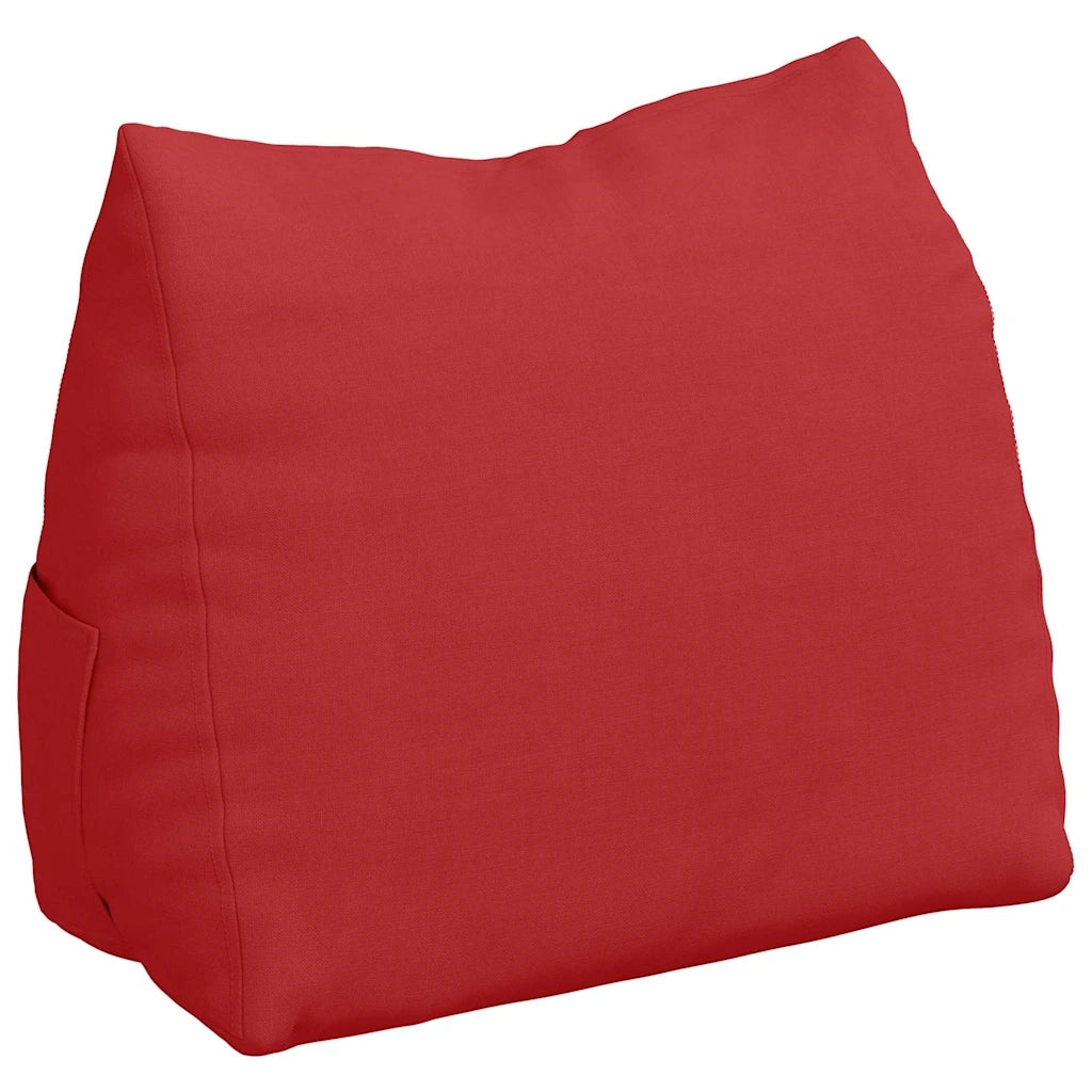 Cuscino per Schiena | Cuscino dorsale Rosso 45 x 20 x 35 cm Tessuto