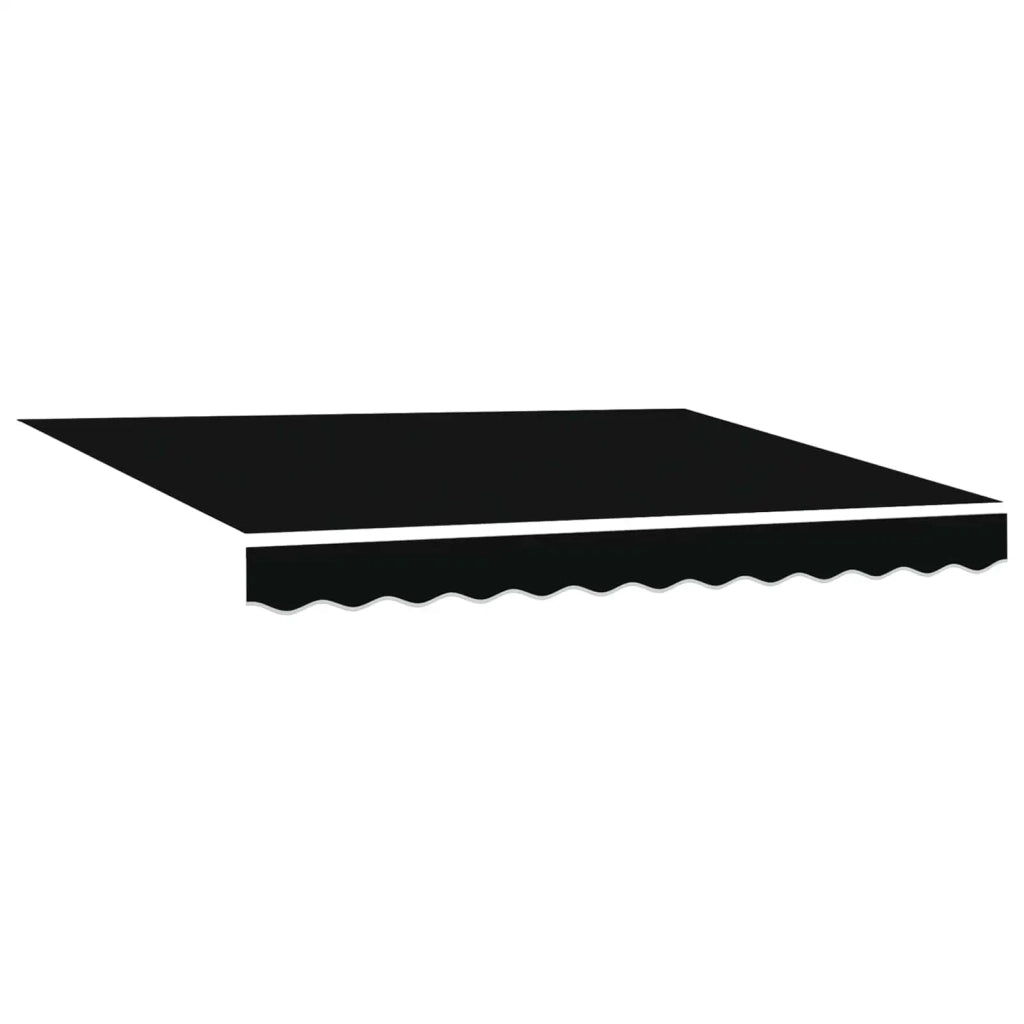 Cornice per Tenda Manuale con LED Nero e antracite 3,5 x 2,5 m 3420831