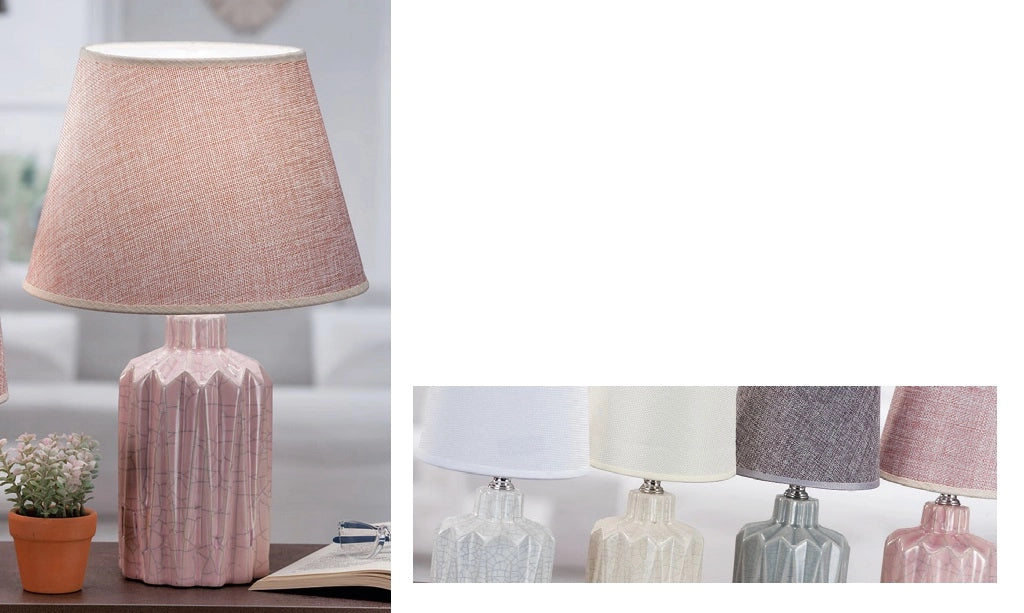 Lampada da Mobile con base in ceramica eydo 39,5 cm Vari Colori