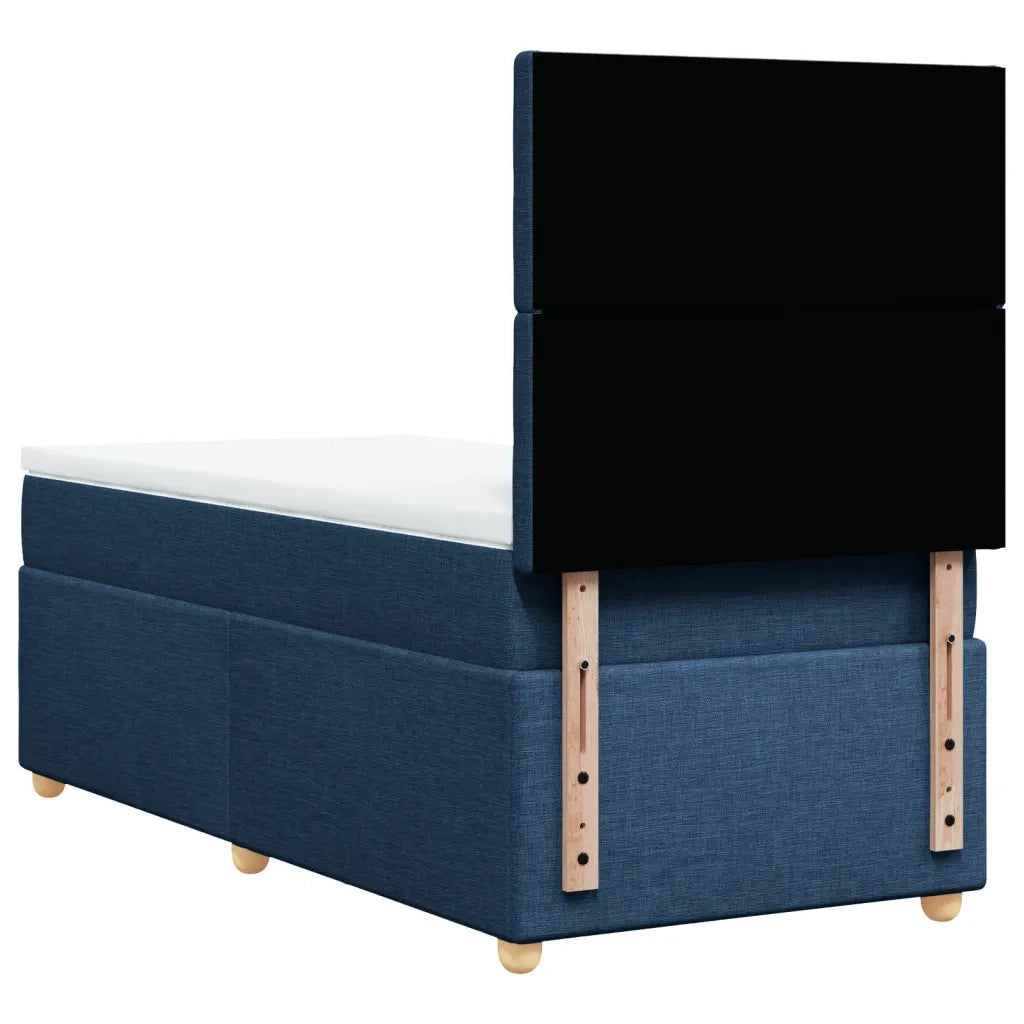 Giroletto a Molle con Materasso Blu 80x200 cm inTessuto 3291127