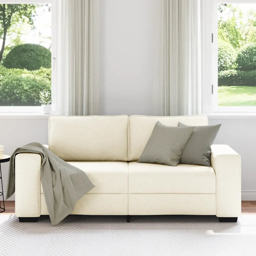 Divano a 2 Posti-Sofa 2 Posti 140 cm in Lino 856035
