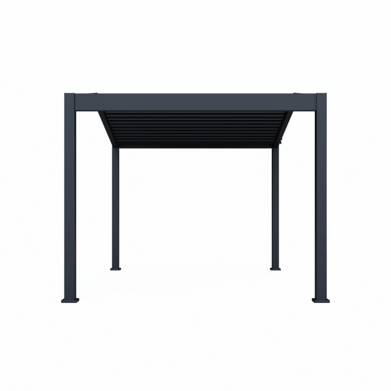 Pergola a doppia falda 3x4 m - Antracite