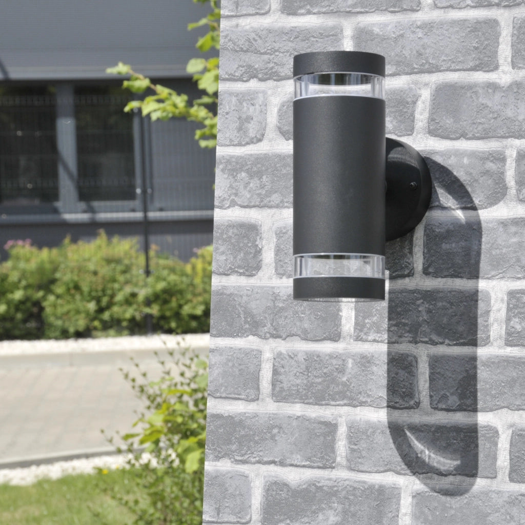 Applique esterna nera 2xGU10 RINO 323996 Polux IP54
