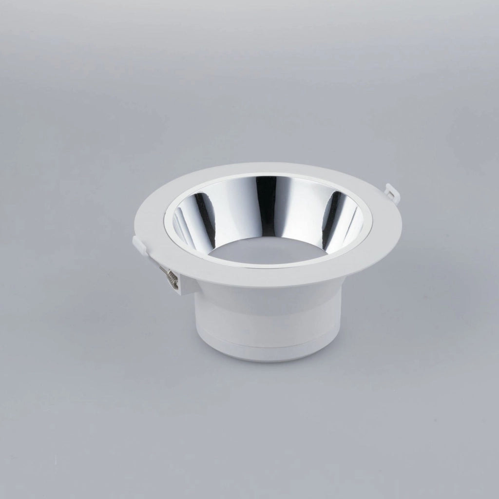 INCASSO LED MACK BIANCO E CROMO 20W 2500LM 4000K 19X9,1CM