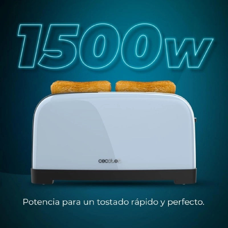 CECOTEC 04823 - Tostapane Toastin' time 1500 Blue