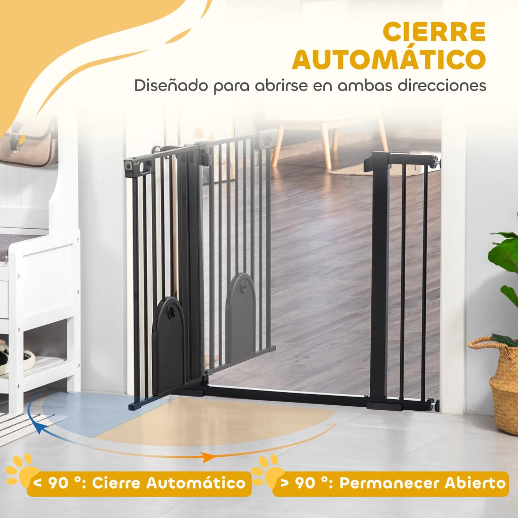 Barriera di Sicurezza per Cani ¨C Minimal ¨C Nero 75-103 cm