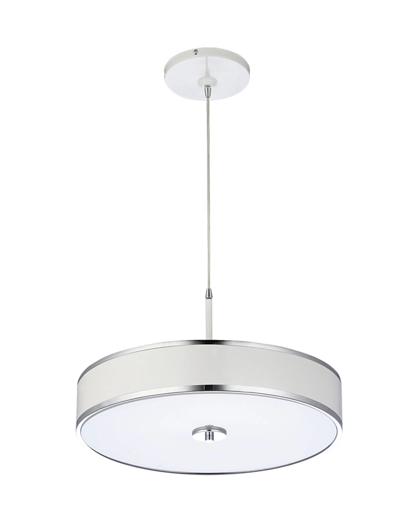 Lampada a sospensione moderna Jazz bianca Ø40 3xE14 Jupiter