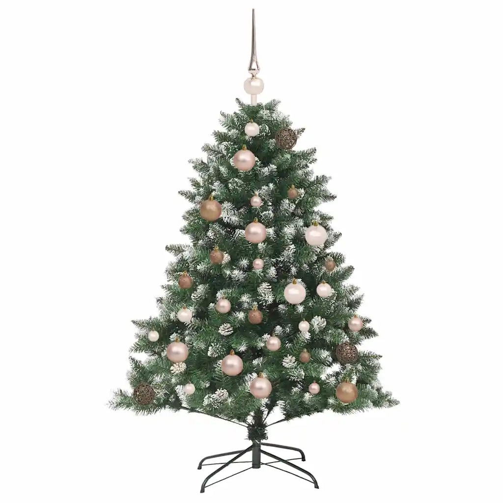 Albero di Natale artificiale con 150 LED Verde 120 cm 3395207
