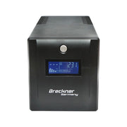 UPS 1000VA / 600W con batterie 2×7Ah, 4 prese Schuko, LCD, USB, AVR Breckner Germany
