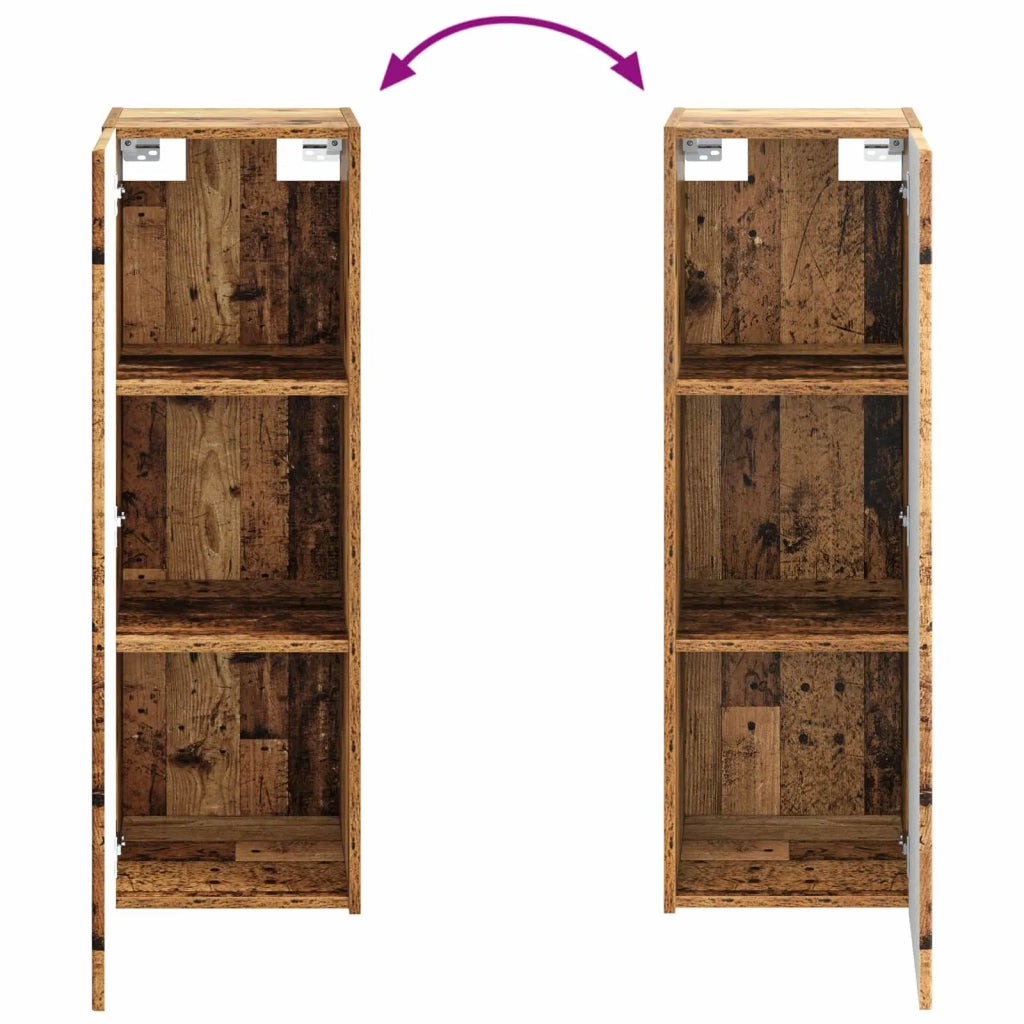 Set di mobili per il bagno 4 pz Legno antico 3407437