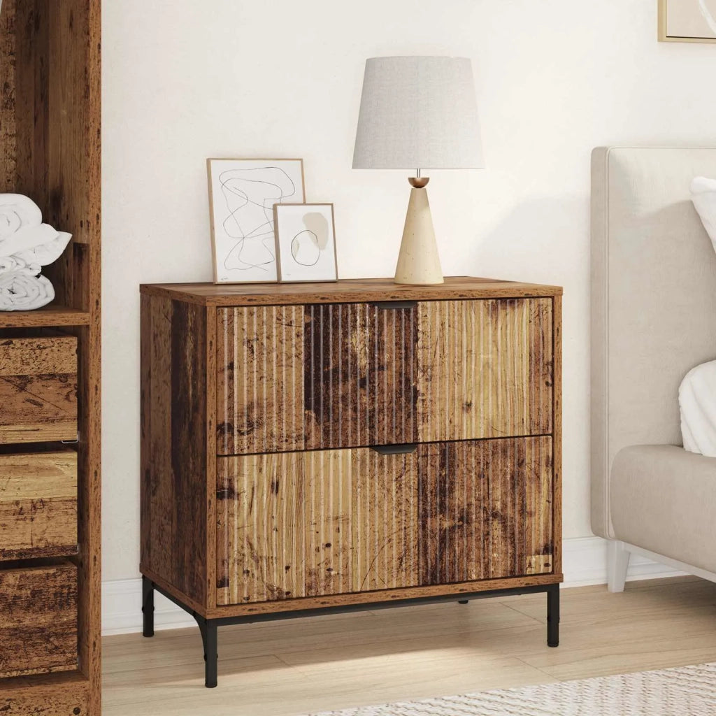 Comodino Legno vecchio 63.5 x 36 x 61 cm Legno multistrato 883472