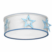 Plafoniera STAR blu/bianca 40cm 2xE27 Milagro MLP8281