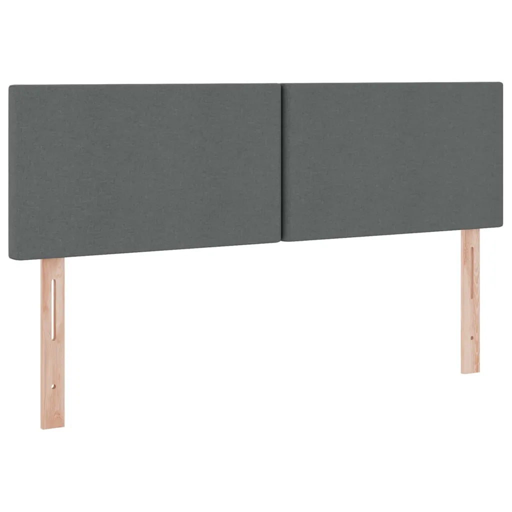 Letto con contenitore e materasso Grigio scuro 140 x 200 cm 3370450