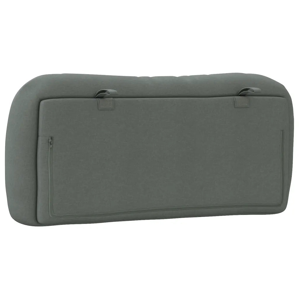 Cuscino Testiera Hvar Grigio Scuro 80 cm in Tessuto 374526