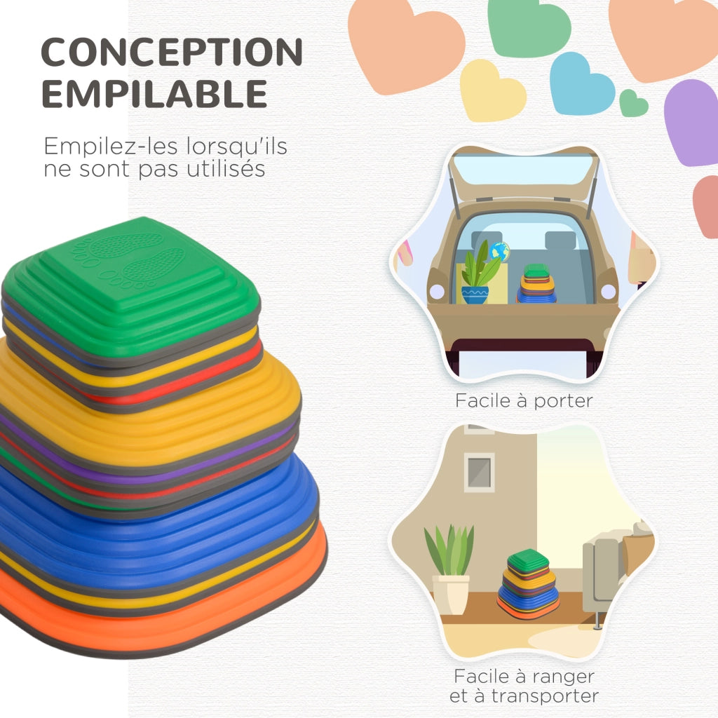 Pietre d'equilibrio per bambini ¨C Minimal ¨C multicolore