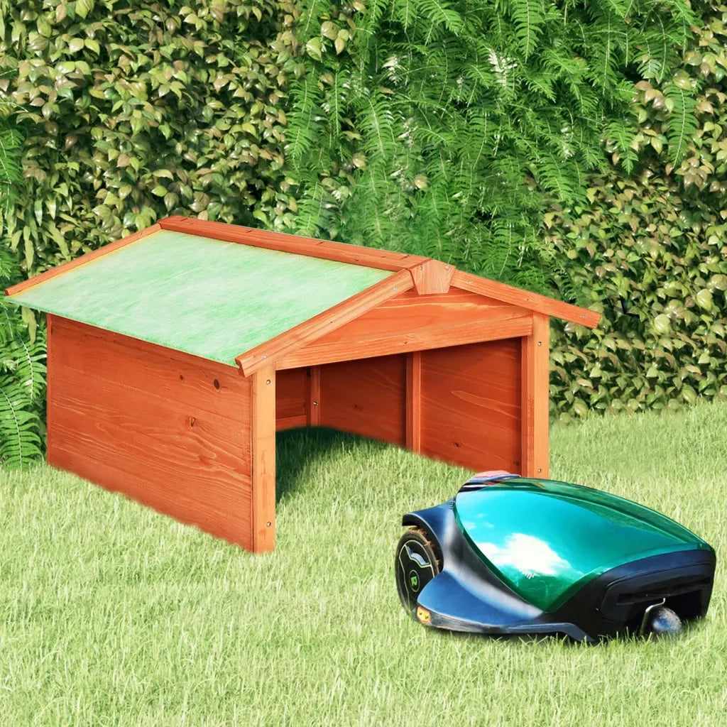 Casetta per Tosaerba Robotizzato 72x87x50 cm Massello di Abete CFW9632815