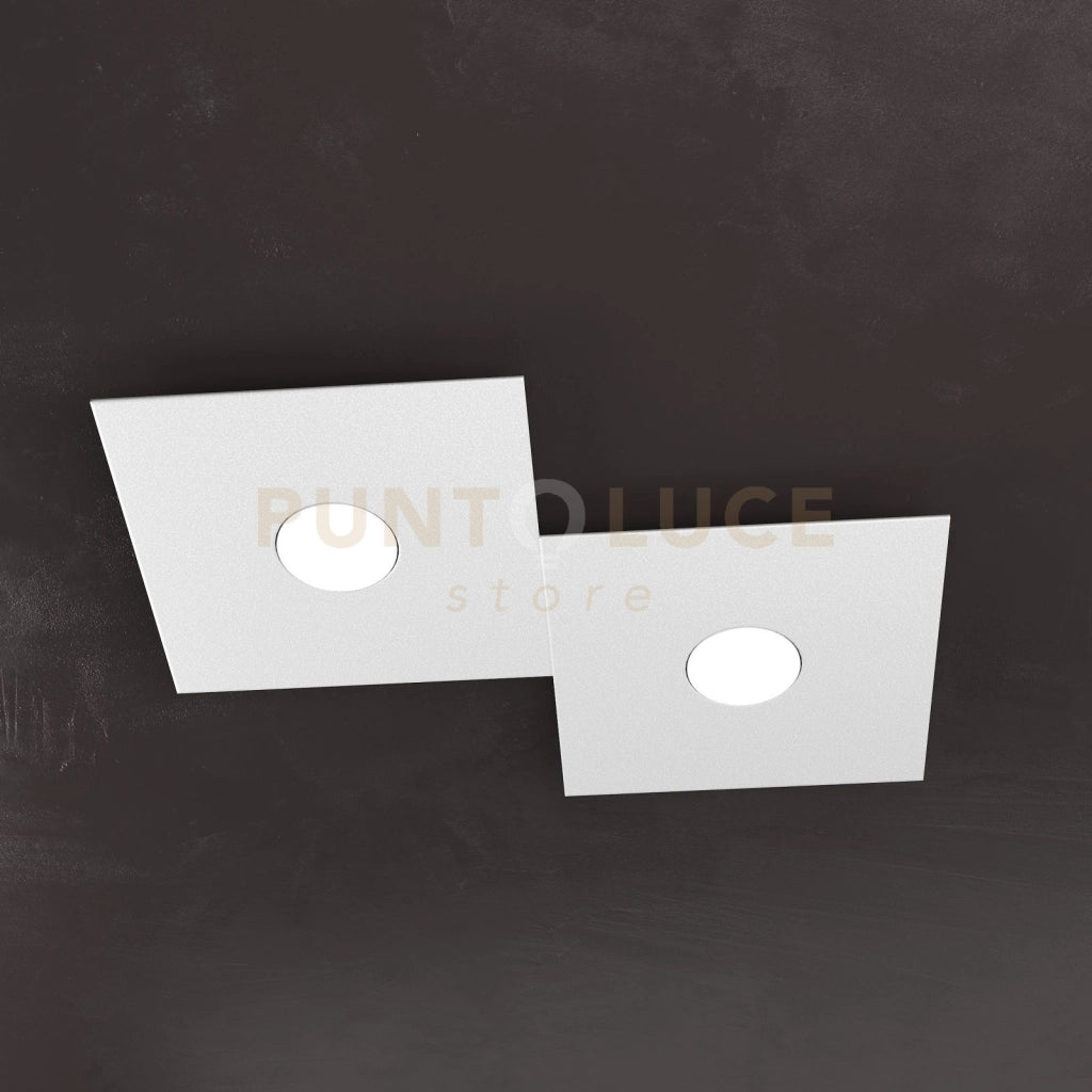 ECCENTRIC APPLIQUE-PLAFONIERA 2 LUCI GRIGIO 1156-2L-GR