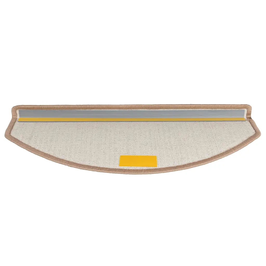 Tappetini per scale 30 pz 65x24x4 cm Marrone chiaro Semicircolari Grandi 3365751