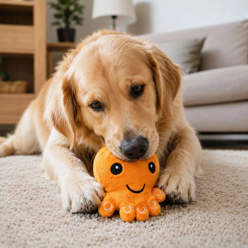 GIOCATTOLO PER CANI A FORMA DI POLPO