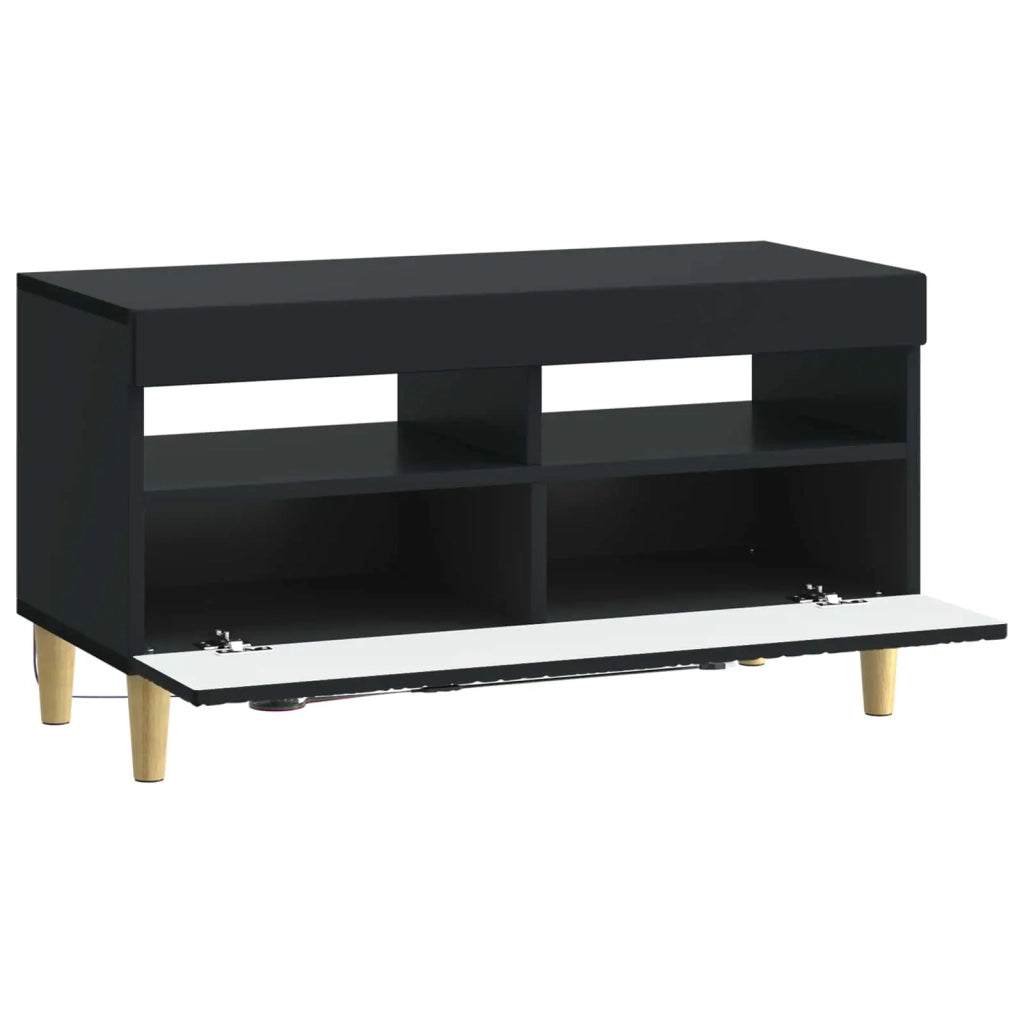 Mobile TV LED Nero Legno ingegnerizzato 897216