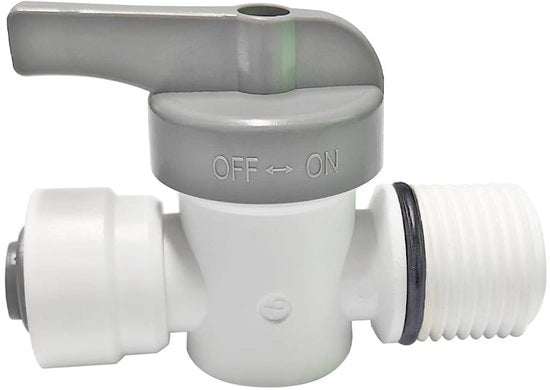 Filtro Acqua Fitting - 1/2" Maschio a 1/4" Flessi Rapido - Resistentente alla Pressione - Connettore di Gomma - Alta Qualità POM - Connettori di Acqua Ibridi - Connettore di Acqua