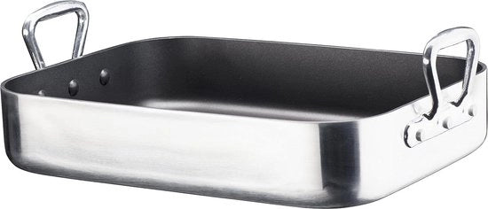 Bruciatore per caffè in alluminio argento 40 x 30 x 8 cm 8 litri