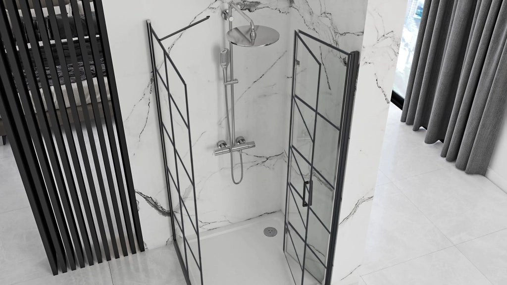 Cabina Doccia Rea Molier Black 80x90