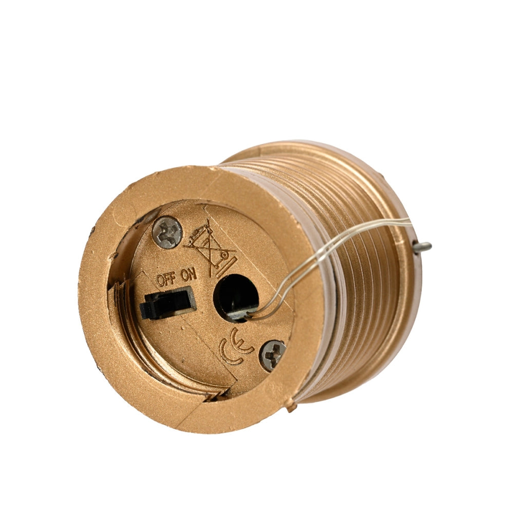 LAMPADINA SOLARE D.7,7XH11,7CM IN PLASTIC 4 COL.