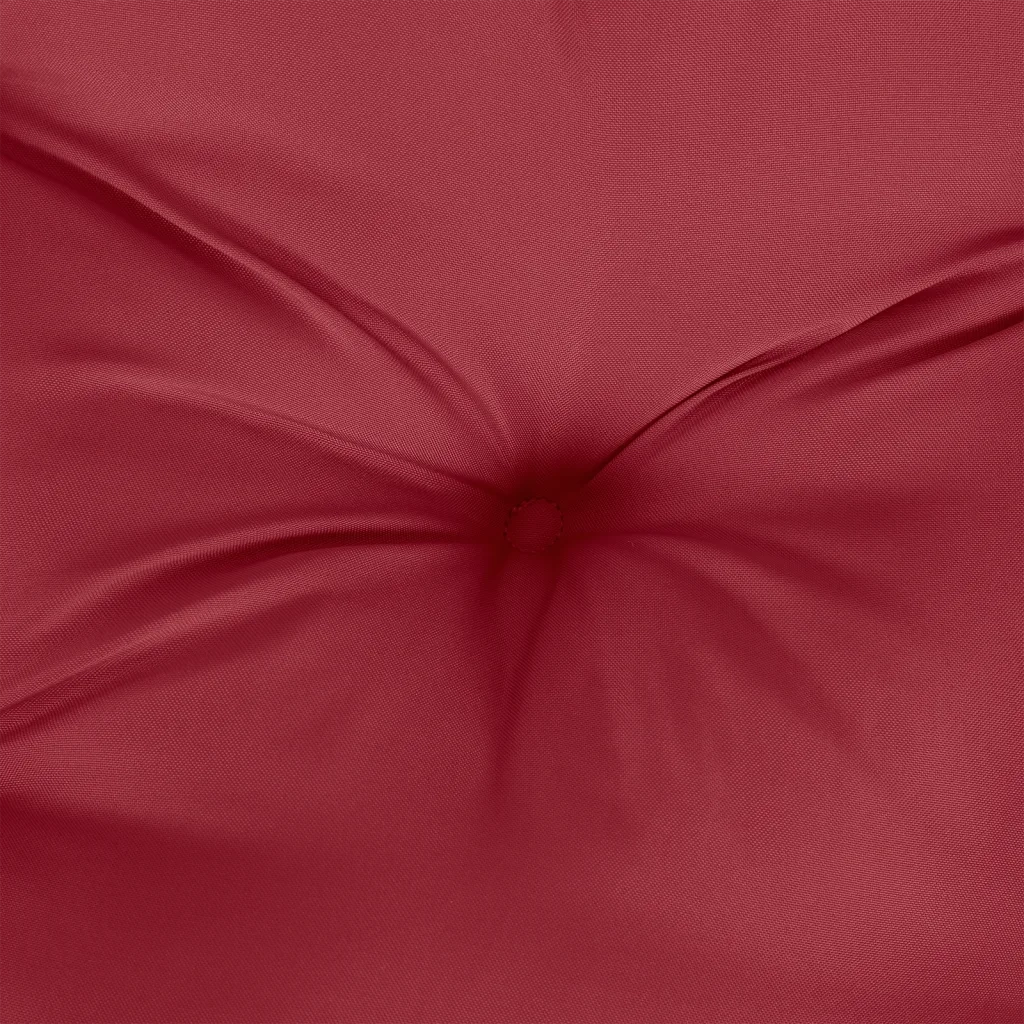 Cuscino Rotondo Rosso Vino ? 60x11 cm in Tessuto Oxford