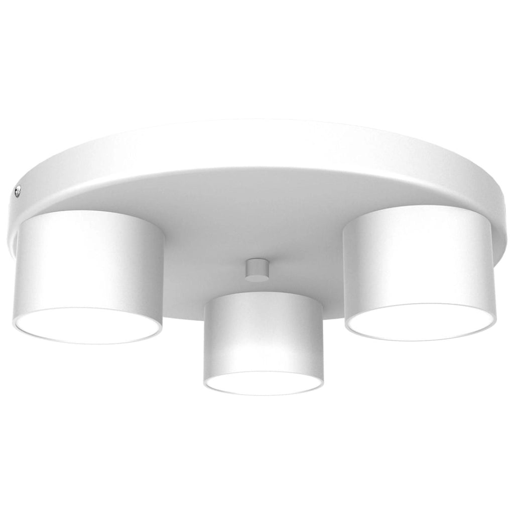 Plafoniera Milagro Dixie tripla bianca metallo 3x20W GX53