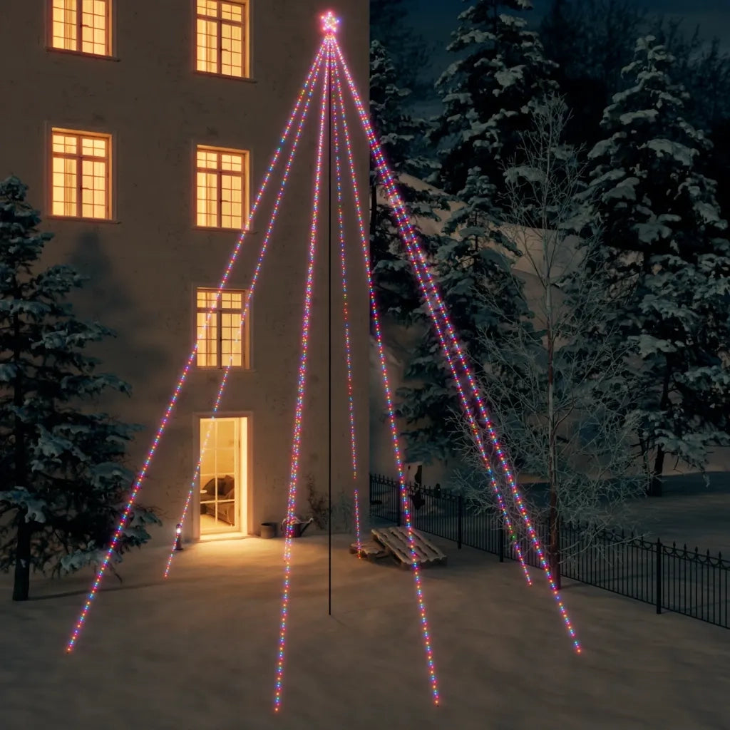 Luci per Albero di Natale | Decorazioni natalizie Interni Esterni 1300 LED Colorati 8 m