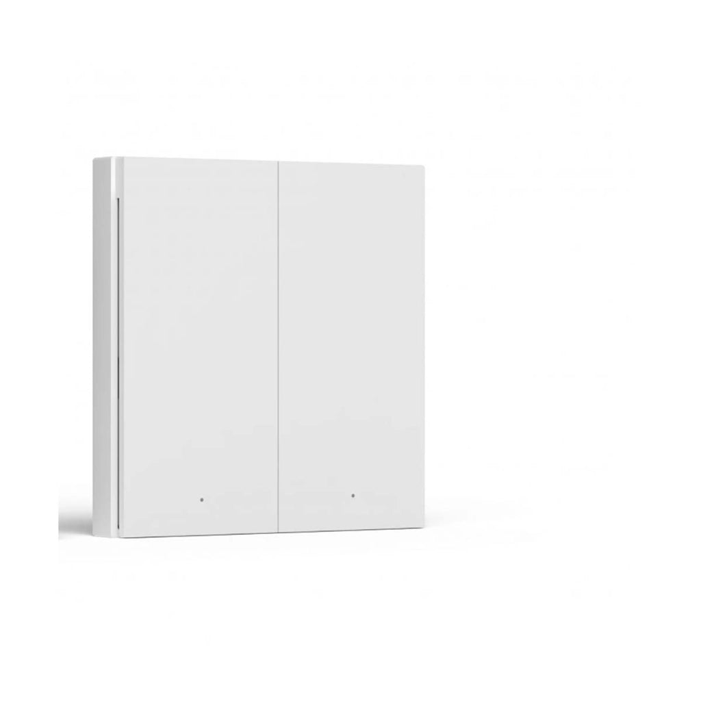 Doppio interruttore remoto senza fili modello H1 compatibile con Zigbee 3.0 Bianco Aqara