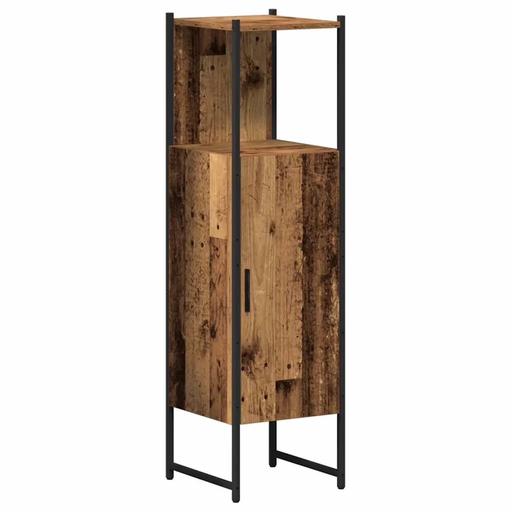 Set di mobili per il bagno 4 pcs Marrone 33 x 33 x 185.5 cm 3332590